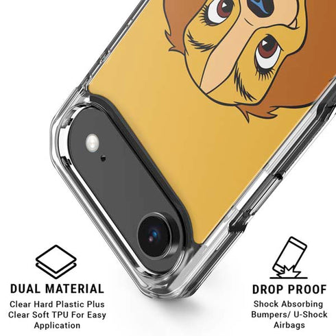 Disney Lady & The Tramp Lady Portrait iPhone 17 Air Clear Case