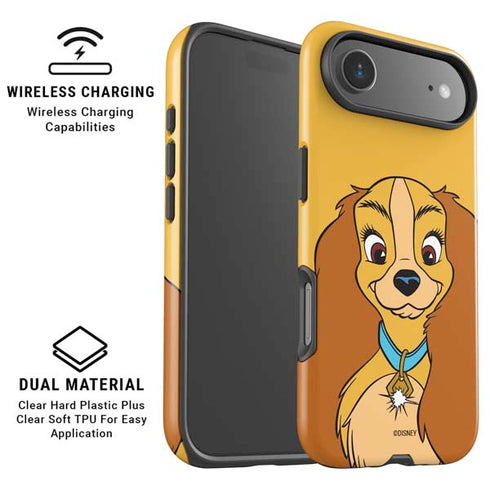 Disney Lady & The Tramp Lady Portrait iPhone 17 Air Magsafe Impact Case