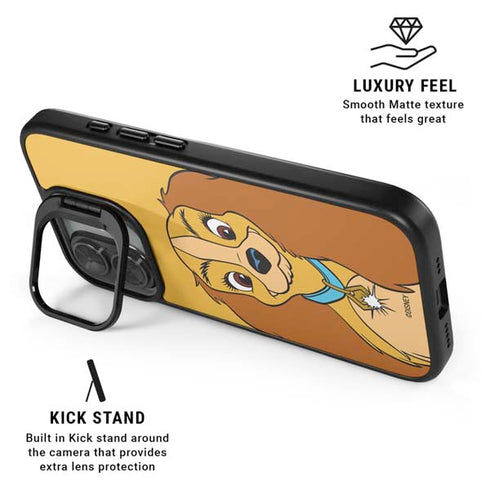 Disney Lady & The Tramp Lady Portrait iPhone 17 Kickstand Case