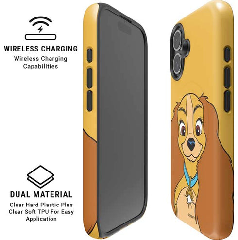 Disney Lady & The Tramp Lady Portrait iPhone 17 Magsafe Impact Case