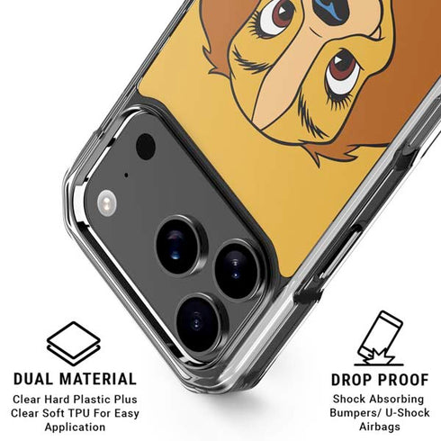 Disney Lady & The Tramp Lady Portrait iPhone 17 Pro Clear Case