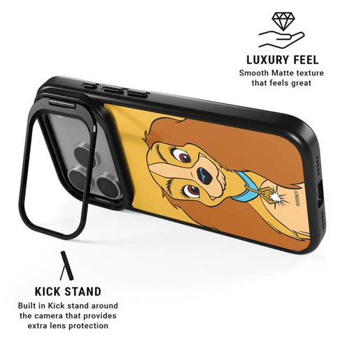 Disney Lady & The Tramp Lady Portrait iPhone 17 Pro Kickstand Case