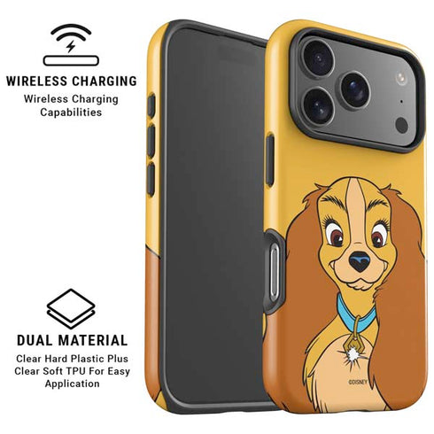 Disney Lady & The Tramp Lady Portrait iPhone 17 Pro Magsafe Impact Case