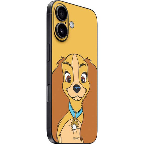 Disney Lady & The Tramp Lady Portrait iPhone 17 Skin