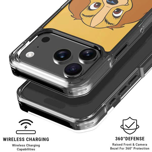 Disney Lady & The Tramp Lady Portrait iPhone 18 Pro Clear Case