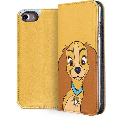 Disney Lady & The Tramp Lady Portrait iPhone 7 Folio Case