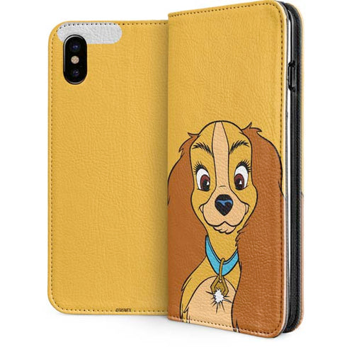 Disney Lady & The Tramp Lady Portrait iPhone 8 Folio Case