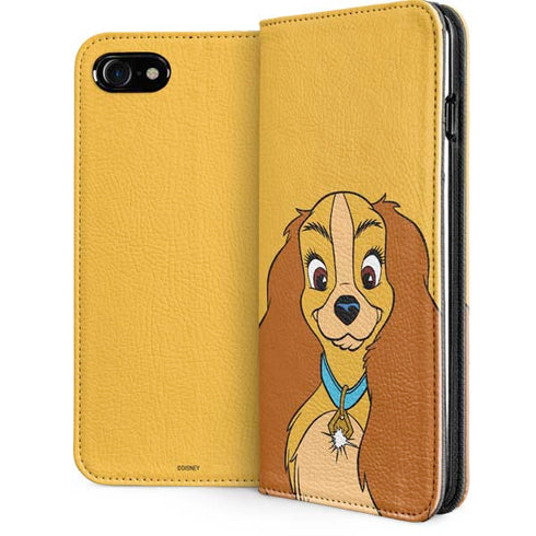 Disney Lady & The Tramp Lady Portrait iPhone SE (2nd & 3rd Gen) Folio Case
