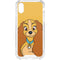 Disney Lady & The Tramp Lady Portrait iPhone XS Clear Case