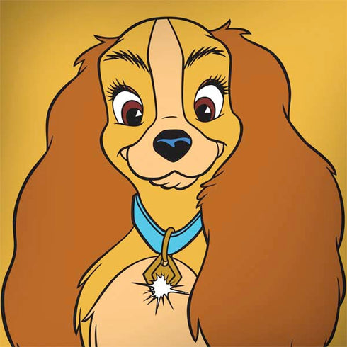 Disney Lady & The Tramp Lady Portrait MacBook Skins