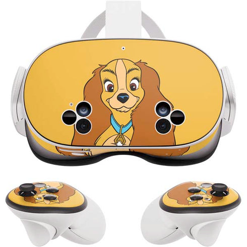 Disney Lady & The Tramp Lady Portrait Meta Quest 3S Skin