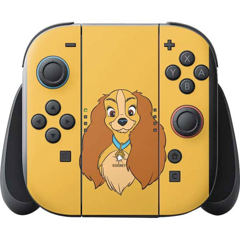Disney Lady & The Tramp Lady Portrait Nintendo Switch 2 (2025) with Joy-Con Skin