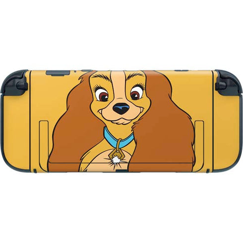 Disney Lady & The Tramp Lady Portrait Nintendo Switch 2 (2025) with Joy-Con Skin