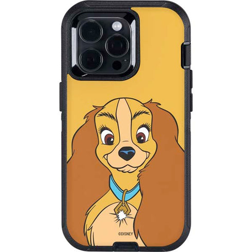 Disney Lady & The Tramp Lady Portrait Otterbox Defender iPhone Skin
