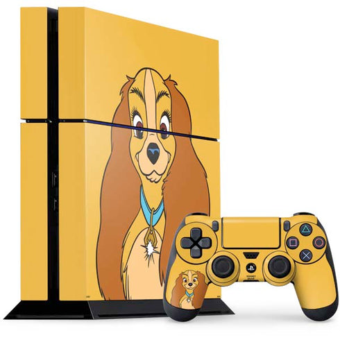 Disney Lady & The Tramp Lady Portrait PlayStation PS4 Skins