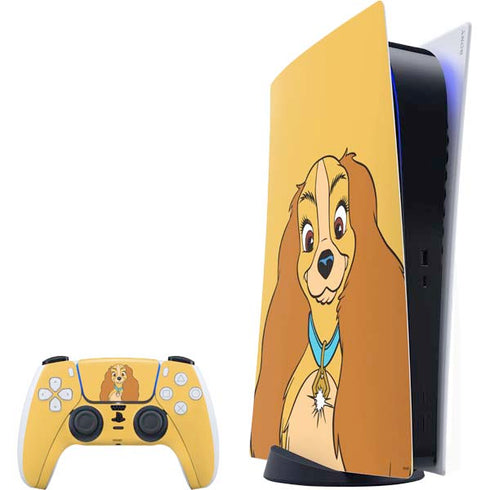 Disney Lady & The Tramp Lady Portrait PlayStation PS5 Skins