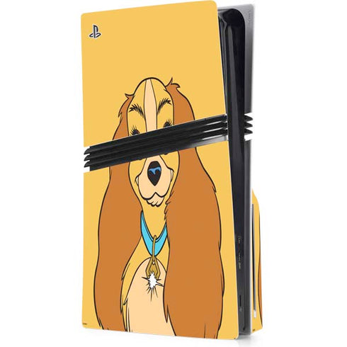 Disney Lady & The Tramp Lady Portrait PlayStation PS5 Skins