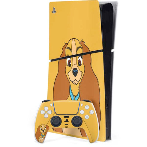 Disney Lady & The Tramp Lady Portrait PlayStation PS5 Skins