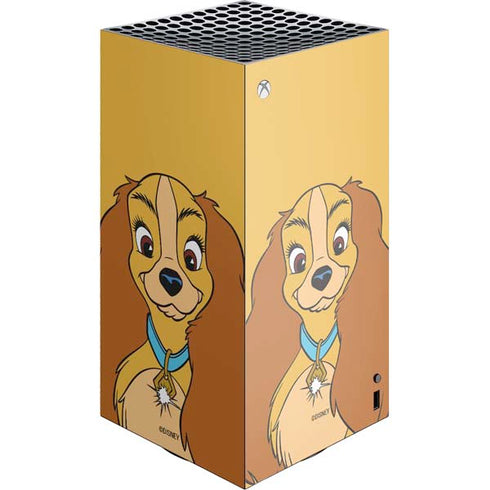 Disney Lady & The Tramp Lady Portrait XBox Series X Digital Edition Console Skin