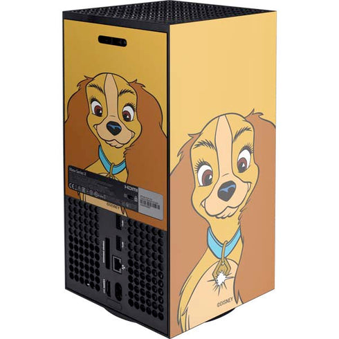 Disney Lady & The Tramp Lady Portrait XBox Series X Digital Edition Console Skin