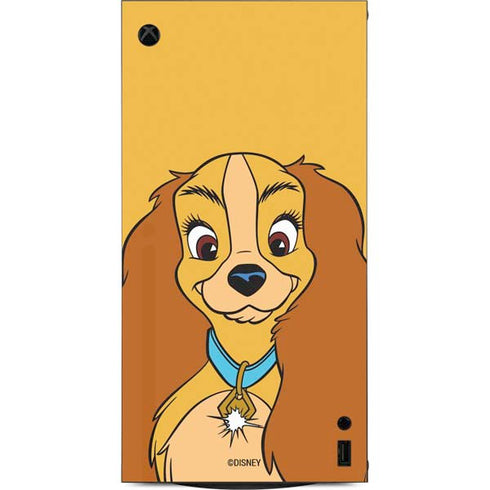 Disney Lady & The Tramp Lady Portrait XBox Series X Digital Edition Console Skin