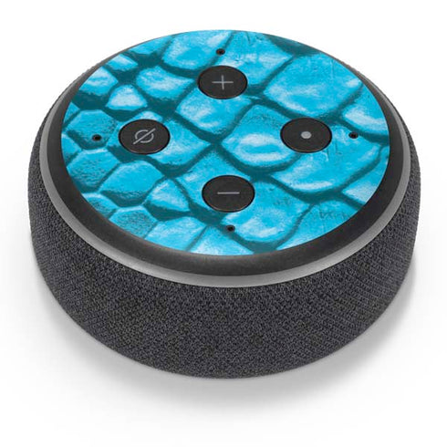 Lagoon Python Animal Print Color Pop Amazon Echo Dot Skin