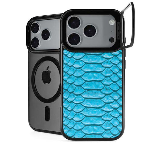 Lagoon Python Animal Print Color Pop iPhone 18 Pro Kickstand Case