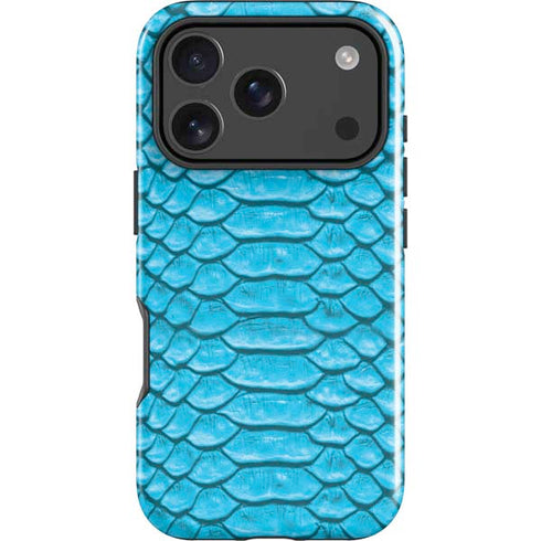 Lagoon Python Animal Print Color Pop iPhone 18 Pro Max Impact Case