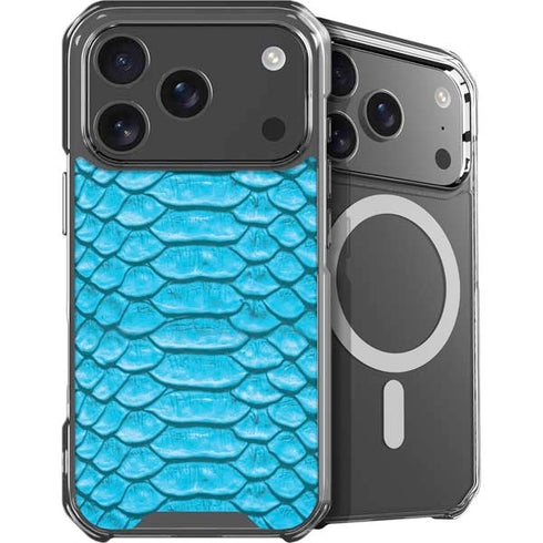 Lagoon Python Animal Print Color Pop iPhone 18 Pro Max MagSafe Case