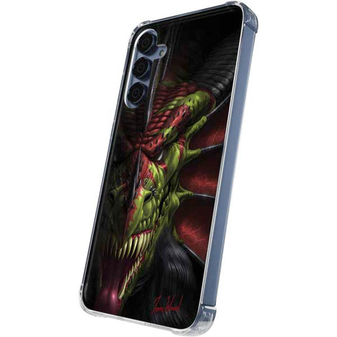 Lair of Shadows Dragon by Tom Wood Galaxy A55 5G Clear Case