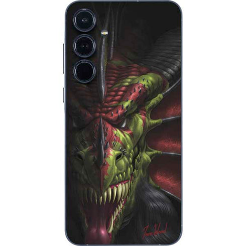Lair of Shadows Dragon by Tom Wood Galaxy A55 5G Skin