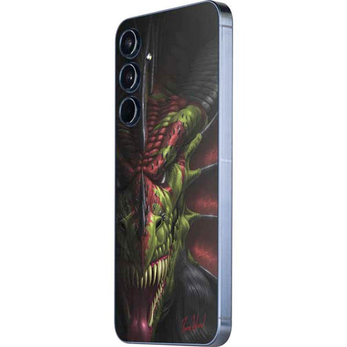 Lair of Shadows Dragon by Tom Wood Galaxy A55 5G Skin