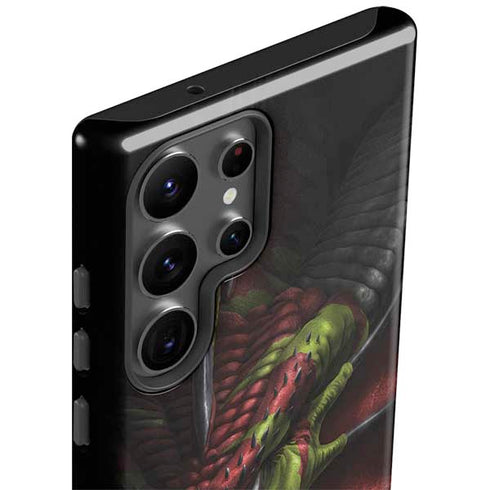 Lair of Shadows Dragon by Tom Wood Galaxy S23 Ultra Pro Case