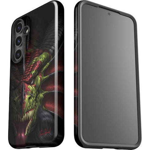 Lair of Shadows Dragon by Tom Wood Galaxy S25 Impact Case