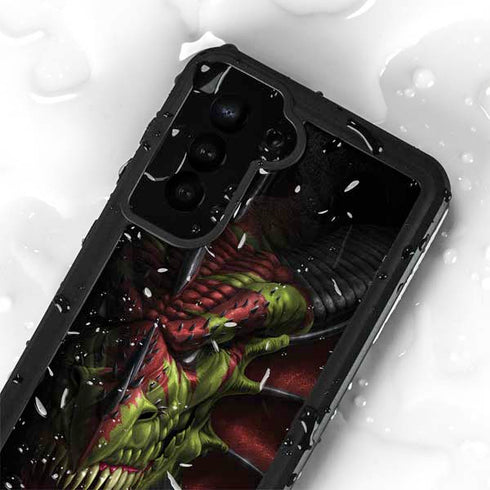 Lair of Shadows Dragon by Tom Wood Galaxy S24 Plus Waterproof Case