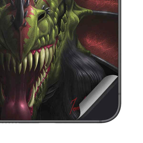 Lair of Shadows Dragon by Tom Wood Galaxy S25 Skin