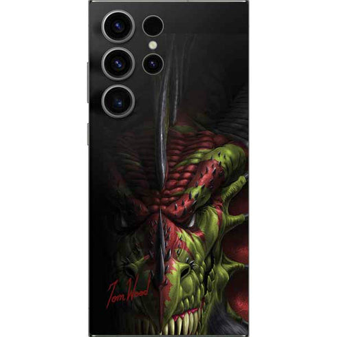 Lair of Shadows Dragon by Tom Wood Galaxy S25 Ultra Skin