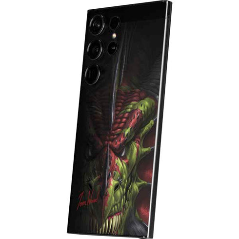 Lair of Shadows Dragon by Tom Wood Galaxy S25 Ultra Skin