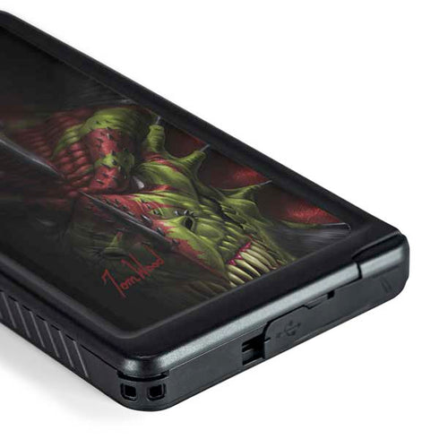 Lair of Shadows Dragon by Tom Wood Galaxy S24 Ultra Waterproof Case