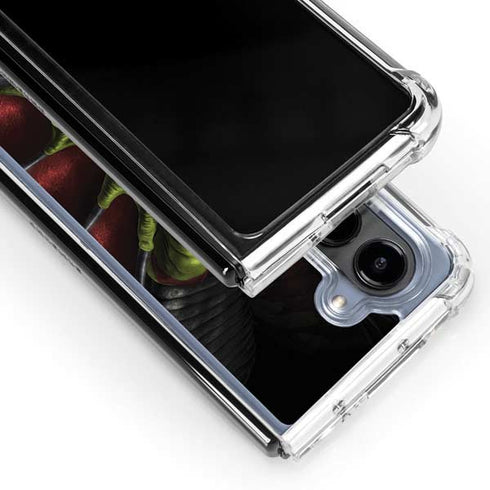 Lair of Shadows Dragon by Tom Wood Galaxy Z Fold5 5G Clear Case