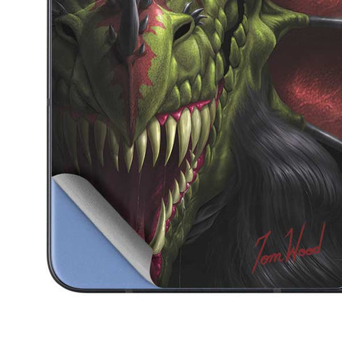Lair of Shadows Dragon by Tom Wood Galaxy Z Fold5 5G Skin