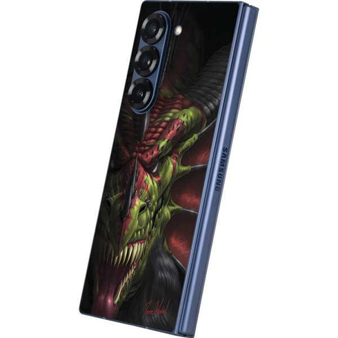 Lair of Shadows Dragon by Tom Wood Galaxy Z Fold6 Skin