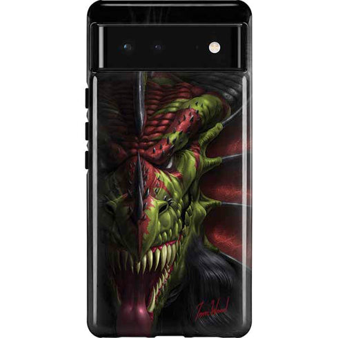 Lair of Shadows Dragon by Tom Wood Pixel Cases