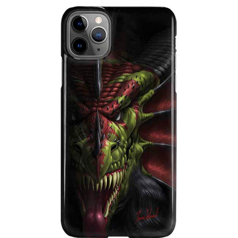 Lair of Shadows Dragon by Tom Wood iPhone Cases