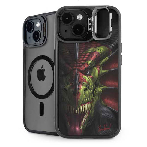 Lair of Shadows Dragon by Tom Wood iPhone 13 Kickstand Case