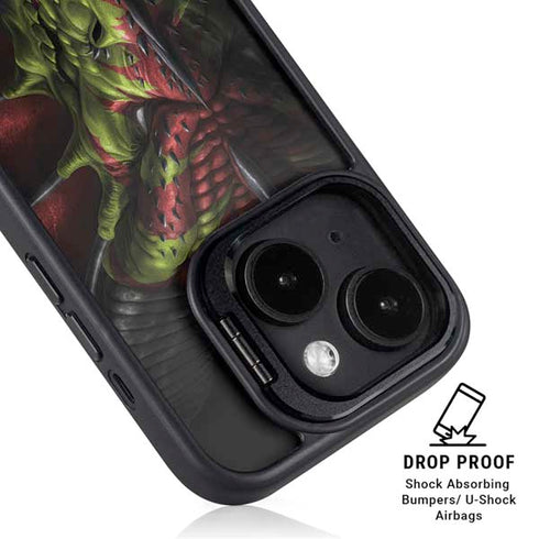 Lair of Shadows Dragon by Tom Wood iPhone 13 Kickstand Case