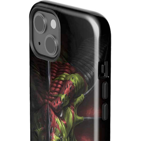 Lair of Shadows Dragon by Tom Wood iPhone 15 Impact Case