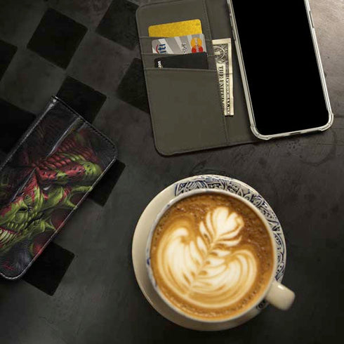 Lair of Shadows Dragon by Tom Wood iPhone 15 Pro Folio Case