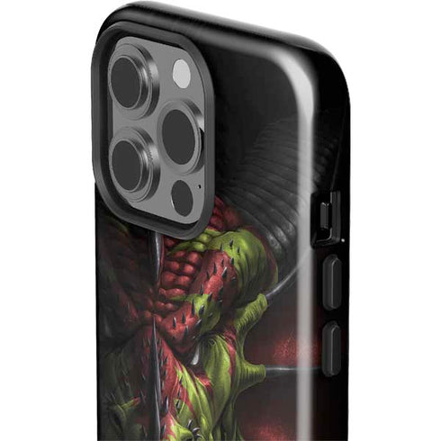 Lair of Shadows Dragon by Tom Wood iPhone 15 Pro Impact Case
