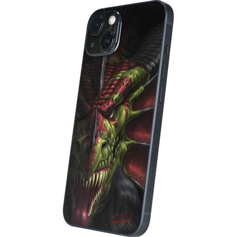 Lair of Shadows Dragon by Tom Wood iPhone 15 Skin
